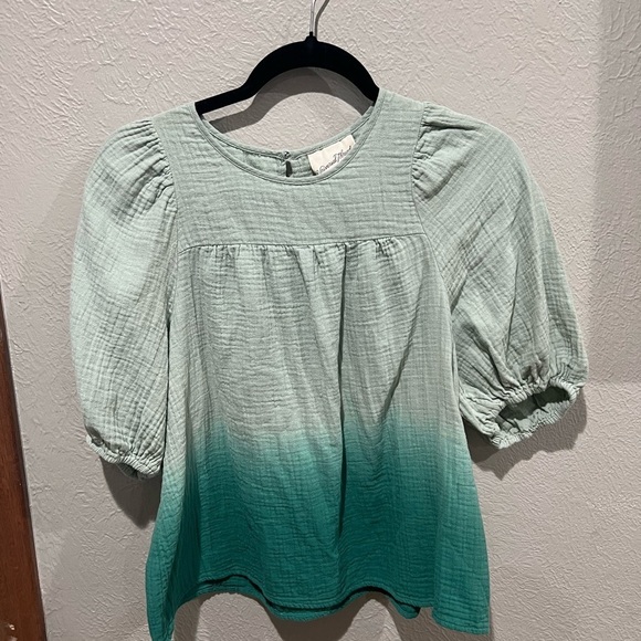 Universal Thread Tops - Universal Thread Mint Ombre Blouse